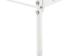 Letto a baldacchino Metallo SORMERY 90 x 200 cm Bianco