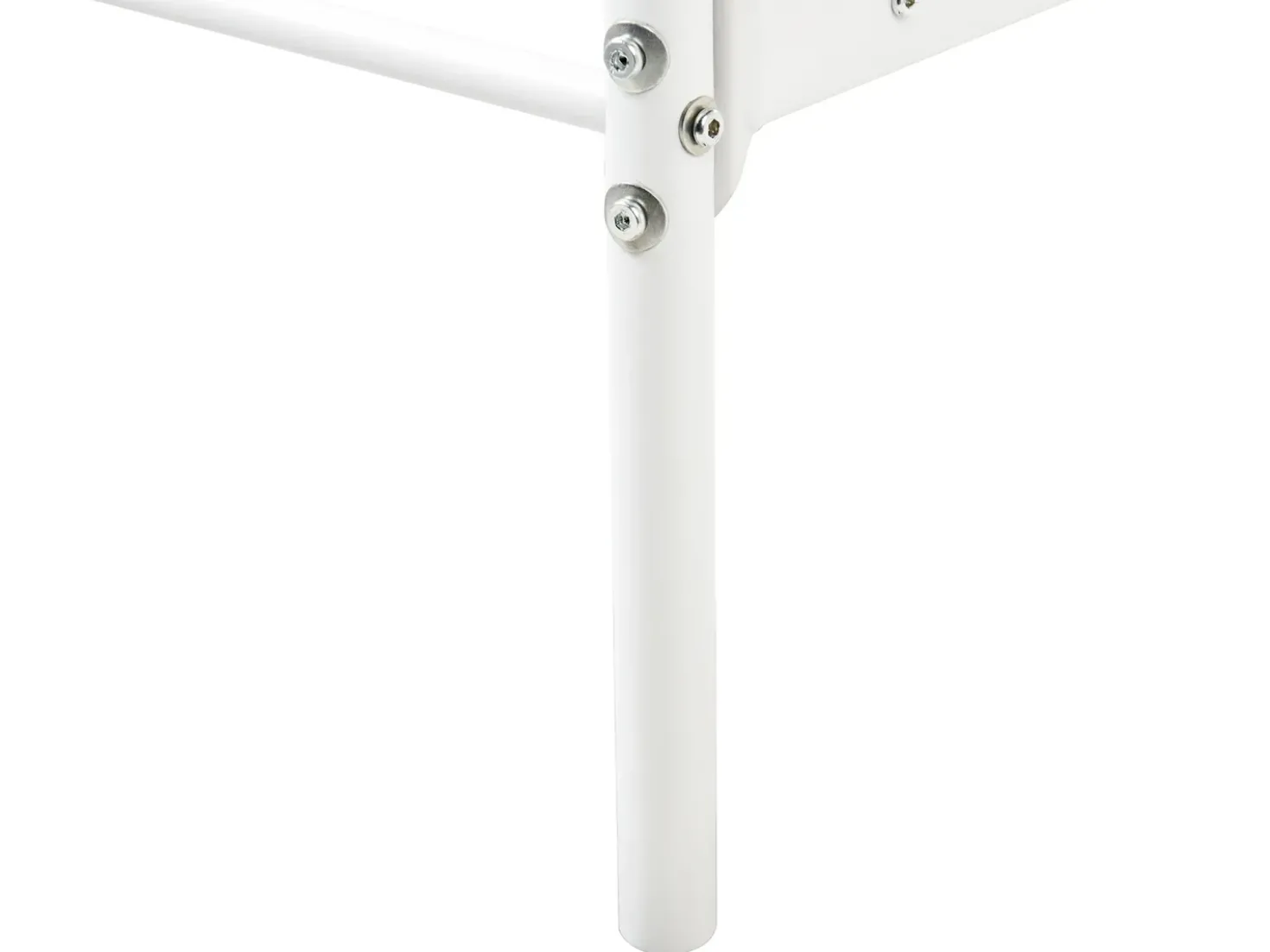 Letto a baldacchino Metallo SORMERY 90 x 200 cm Bianco