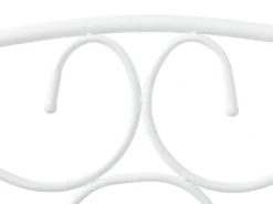Letto a baldacchino Metallo SORMERY 90 x 200 cm Bianco