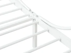 Letto a baldacchino Metallo SORMERY 90 x 200 cm Bianco