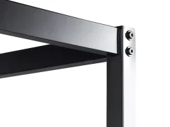 Letto a baldacchino Metallo LESTARDS 180 x 200 cm Nero