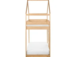Letto a castello Casa Legno di pino LABATUT 90 x 200 cm Marrone chiaro