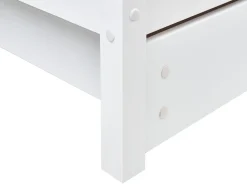 Letto a castello con cassetti Casa Legno di pino GIRGOLS 90 x 200 cm con contenitore Bianco