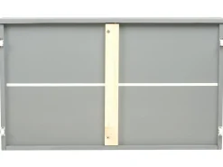 Letto a castello con cassetti Legno di pino REGAT 90 x 200 cm Grigio