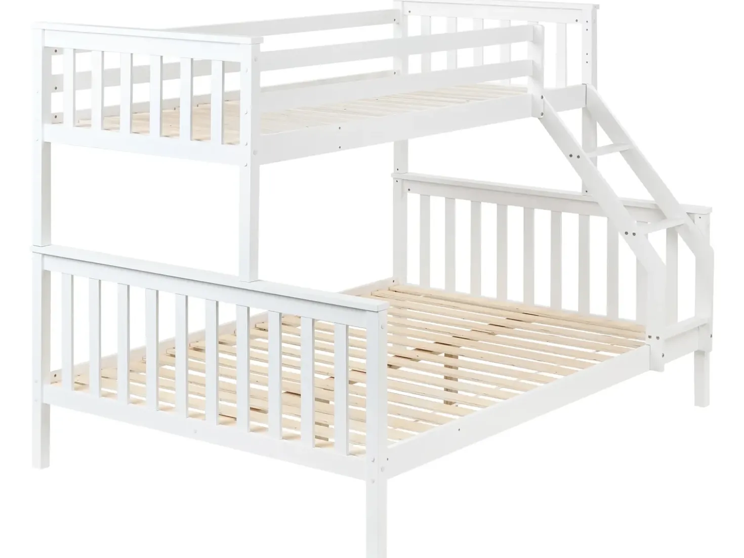 Letto a castello Legno di pino BIERNE 90/140 x 200 cm Bianco