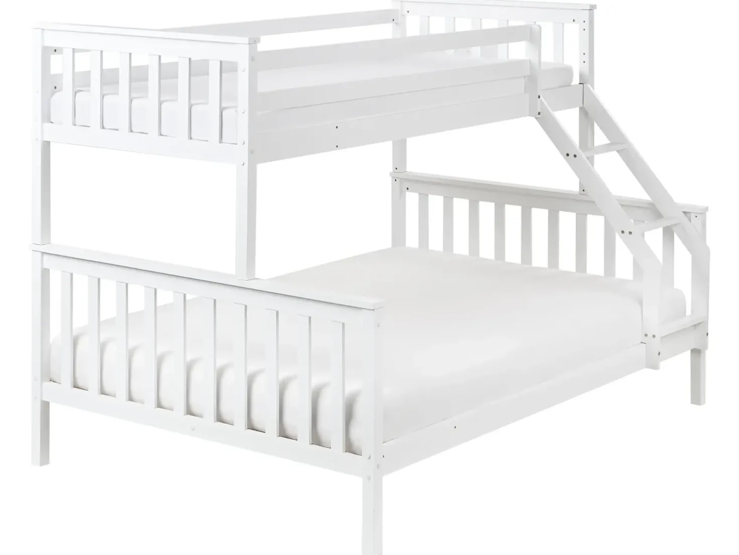 Letto a castello Legno di pino BIERNE 90/140 x 200 cm Bianco