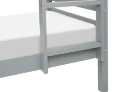 Letto a castello Legno di pino REGAT 90 x 200 cm Grigio