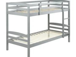 Letto a castello Legno di pino REGAT 90 x 200 cm Grigio