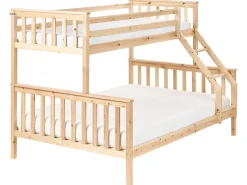 Letto a castello Legno di pino BIERNE 90/140 x 200 cm Marrone chiaro