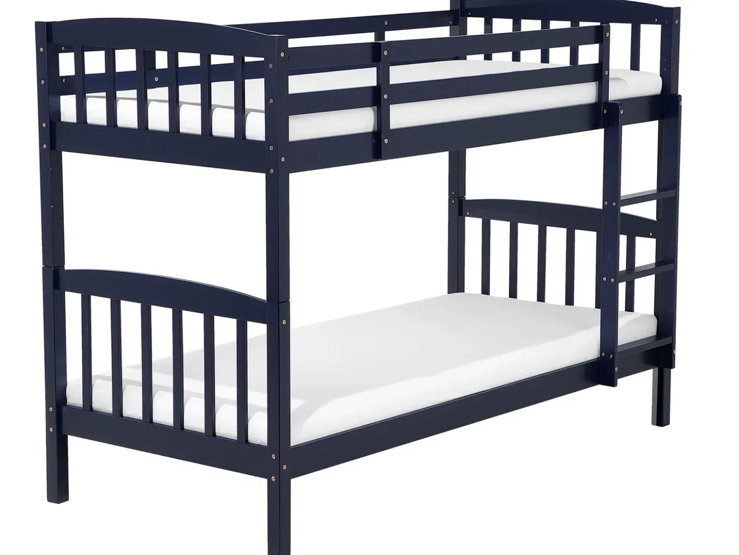 Letto a castello Legno di pino REVIN 90 x 200 cm Blu marino