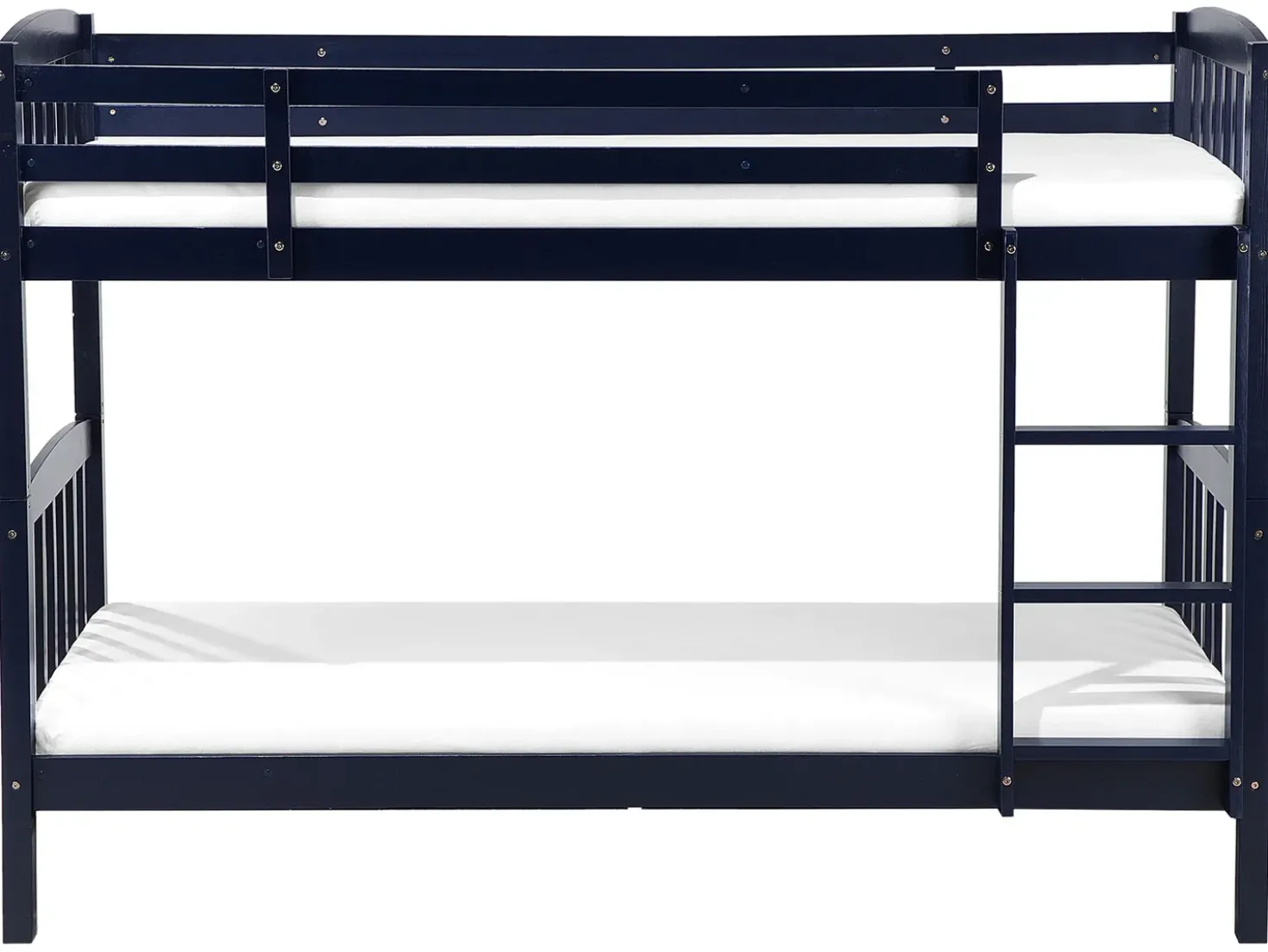 Letto a castello Legno di pino REVIN 90 x 200 cm Blu marino