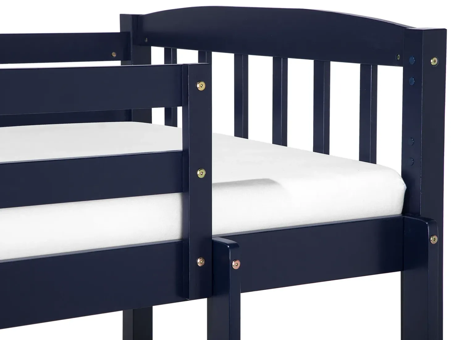 Letto a castello Legno di pino REVIN 90 x 200 cm Blu marino