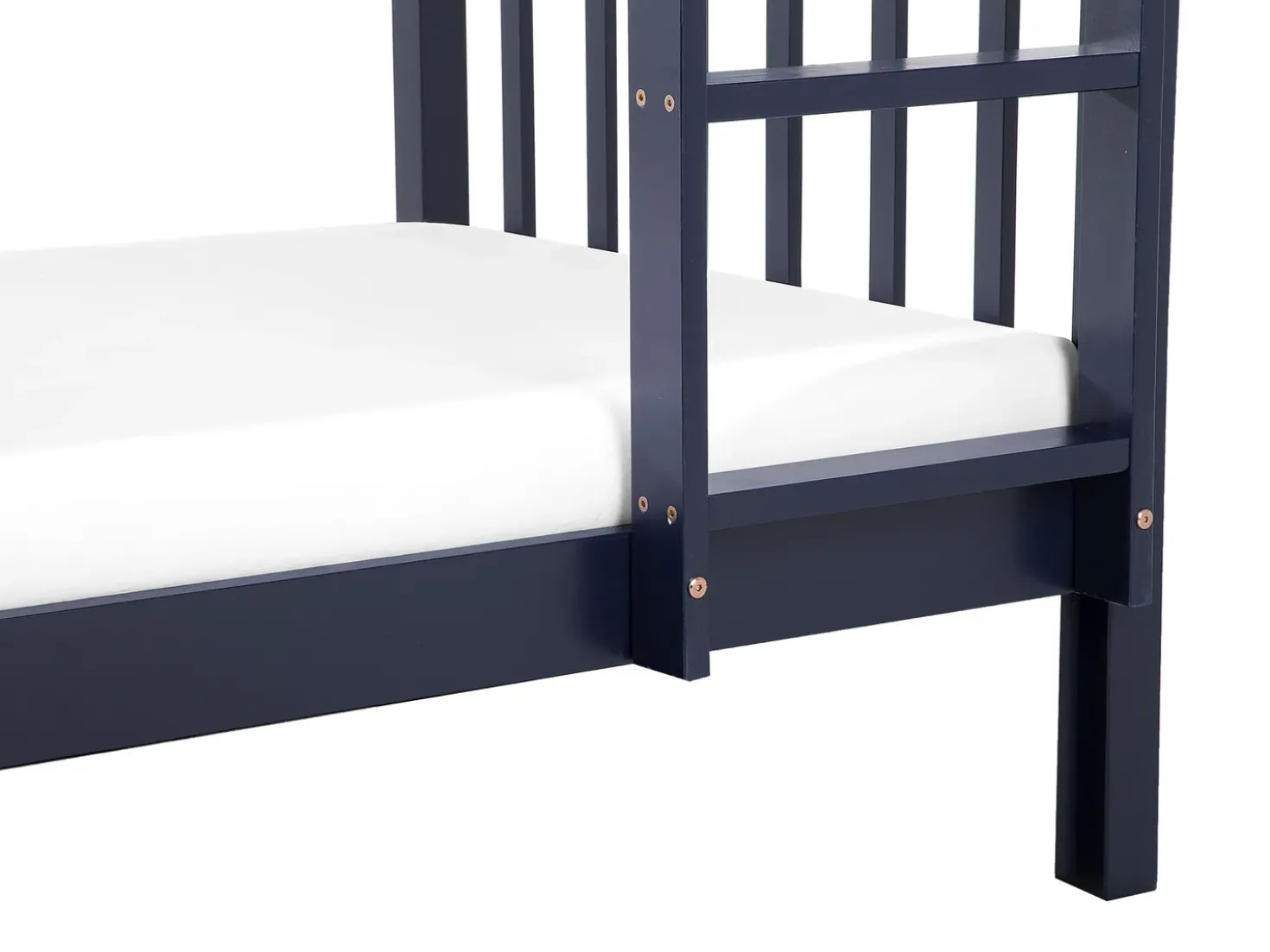 Letto a castello Legno di pino REVIN 90 x 200 cm Blu marino