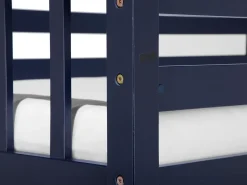 Letto a castello Legno di pino REVIN 90 x 200 cm Blu marino