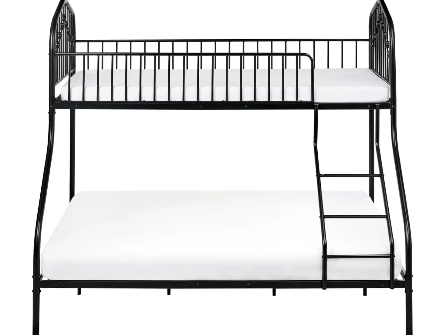 Letto a castello Metallo CHAMONIX 90/140 x 200 cm Nero