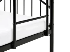 Letto a castello Metallo CHARTRES 90 x 200 cm Nero