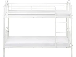 Letto a castello Metallo CHARTRES 90 x 200 cm Bianco