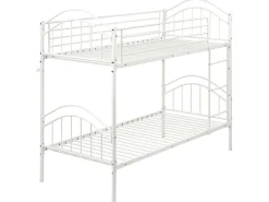Letto a castello Metallo CHARTRES 90 x 200 cm Bianco