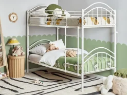 Letto a castello Metallo CHARTRES 90 x 200 cm Bianco