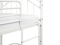 Letto a castello Metallo CHARTRES 90 x 200 cm Bianco