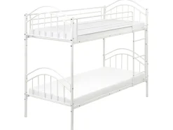 Letto a castello Metallo CHARTRES 90 x 200 cm Bianco