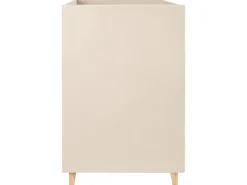 Letto a castello Velluto CHOCQUES 90 x 200 cm Beige chiaro