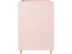 Letto a castello Velluto CHOCQUES 90 x 200 cm Rosa pastello