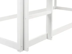 Letto a mezza altezza Casa Legno di pino DIENNE 90 x 200 cm Bianco
