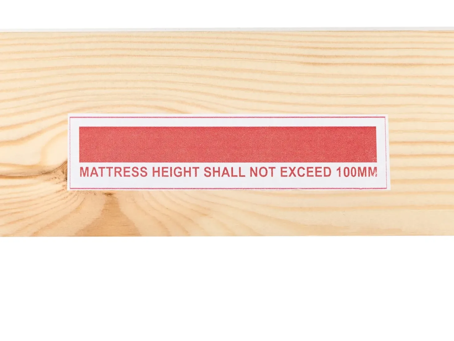 Letto a mezza altezza Legno di pino STAPLE 90 x 200 cm con Scivolo Marrone chiaro