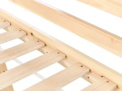 Letto a mezza altezza Legno di pino STAPLE 90 x 200 cm con Scivolo Marrone chiaro