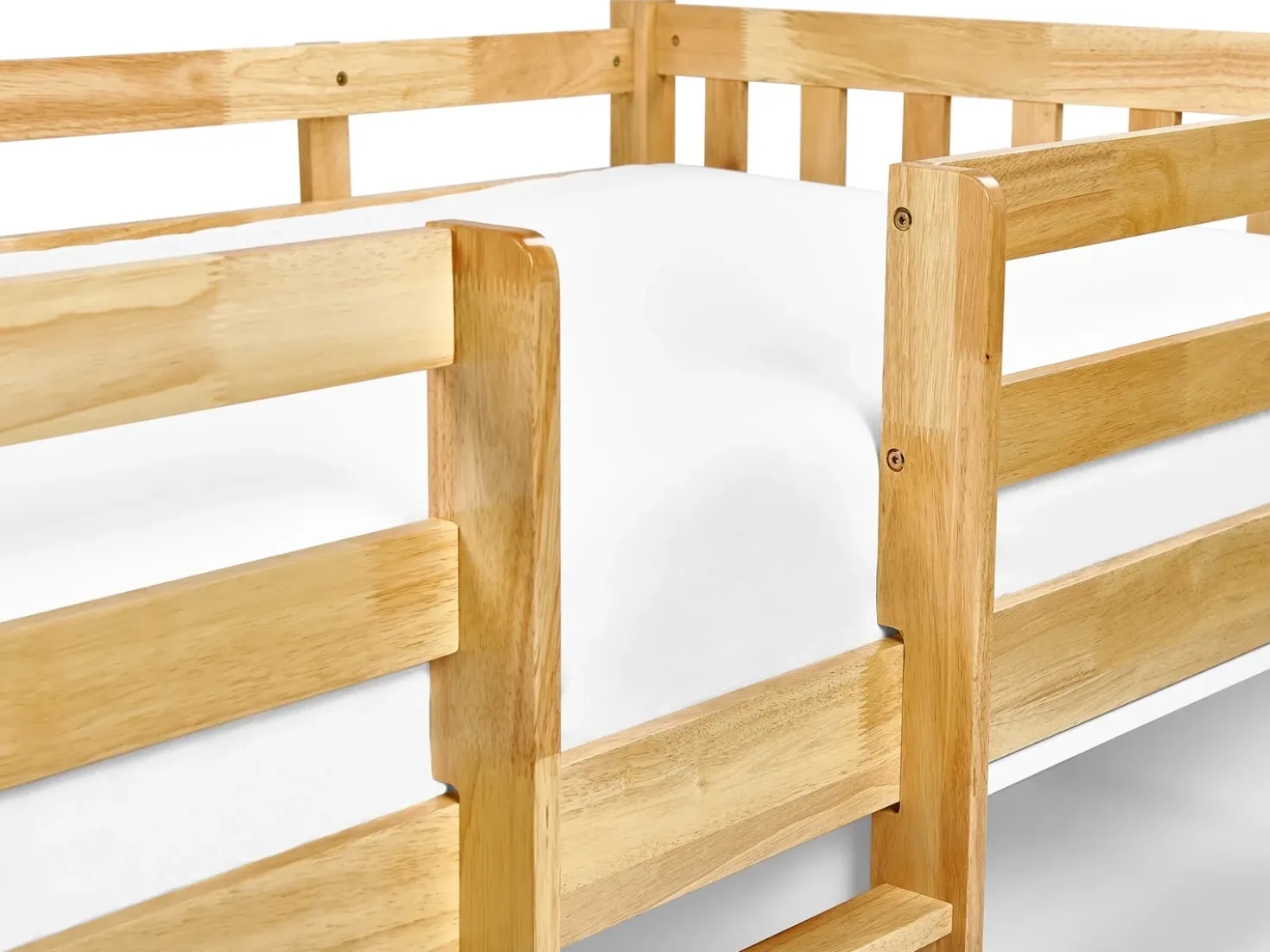 Letto a mezza altezza Legno SUSVILLE 90 x 200 cm Marrone chiaro