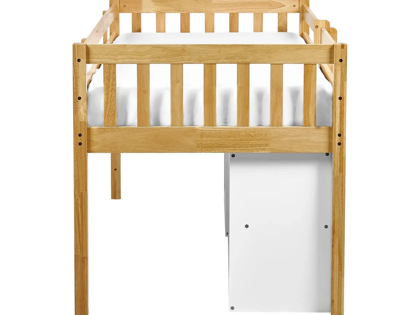 Letto a mezza altezza Legno SUSVILLE 90 x 200 cm Marrone chiaro