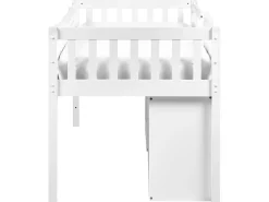 Letto a mezza altezza Legno SUSVILLE 90 x 200 cm Blu