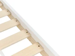 Letto a mezza altezza Legno di pino STAPLE 90 x 200 cm con Scivolo Bianco