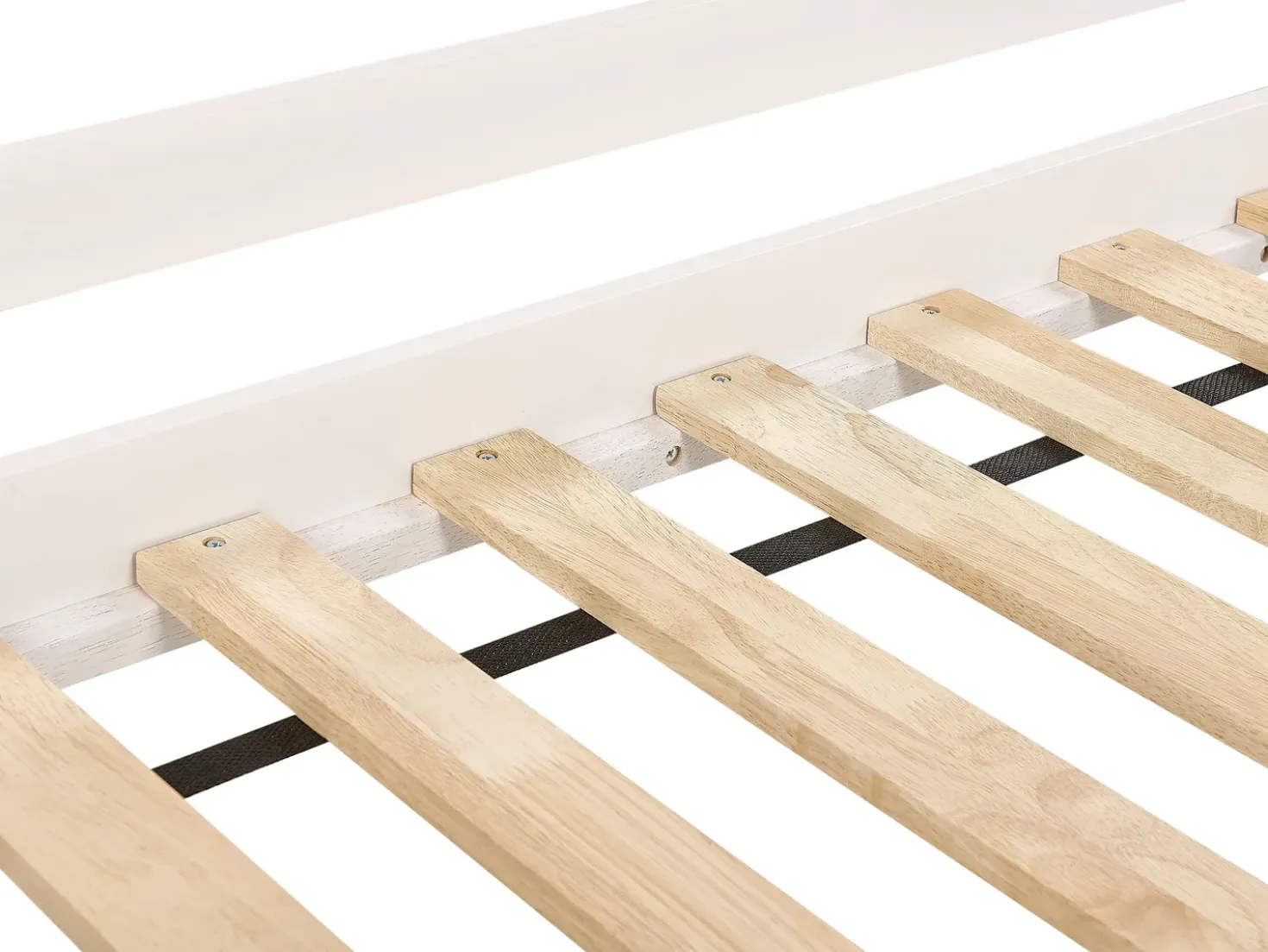 Letto a mezza altezza Legno PEIPIN 90 x 200 cm Bianco