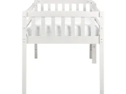 Letto a mezza altezza Legno PEIPIN 90 x 200 cm Bianco