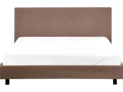 Letto ad acqua Bouclé ALBI 180 x 200 cm Marrone