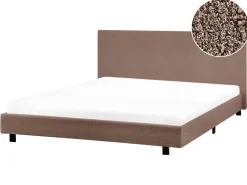 Letto ad acqua Bouclé ALBI 180 x 200 cm Marrone