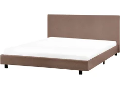 Letto ad acqua Bouclé ALBI 180 x 200 cm Marrone