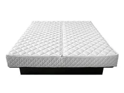 Letto ad acqua Bouclé VAUCLUSE 140 x 200 cm Tortora