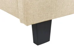 Letto ad acqua Tessuto LA ROCHELLE 180 x 200 cm Beige