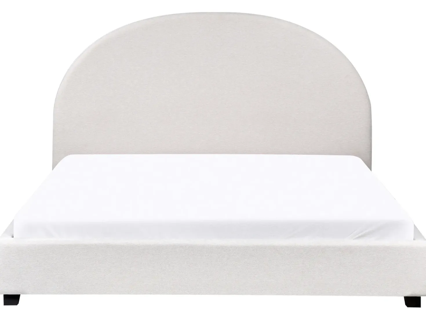 Letto ad acqua Tessuto VAUCLUSE 160 x 200 cm Bianco sporco