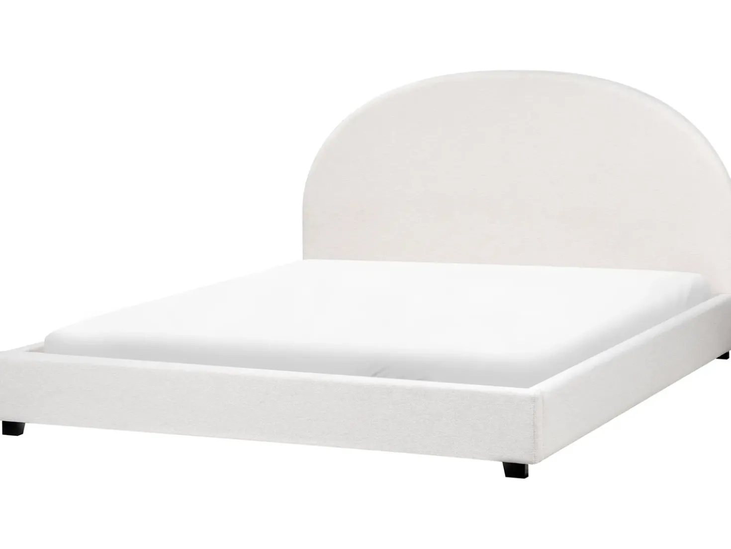 Letto ad acqua Tessuto VAUCLUSE 180 x 200 cm Bianco sporco
