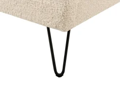 Letto Bouclé AMBILLOU 180 x 200 cm Beige