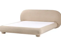 Letto Bouclé BAYEL 180 x 200 cm Tortora