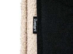 Letto Bouclé IZERNORE 180 x 200 cm Beige