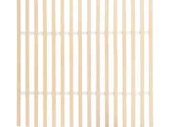 Letto Bouclé LESSAY 180 x 200 cm Bianco sporco