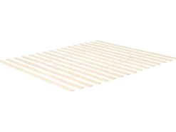 Letto Bouclé LESSAY 180 x 200 cm Bianco sporco