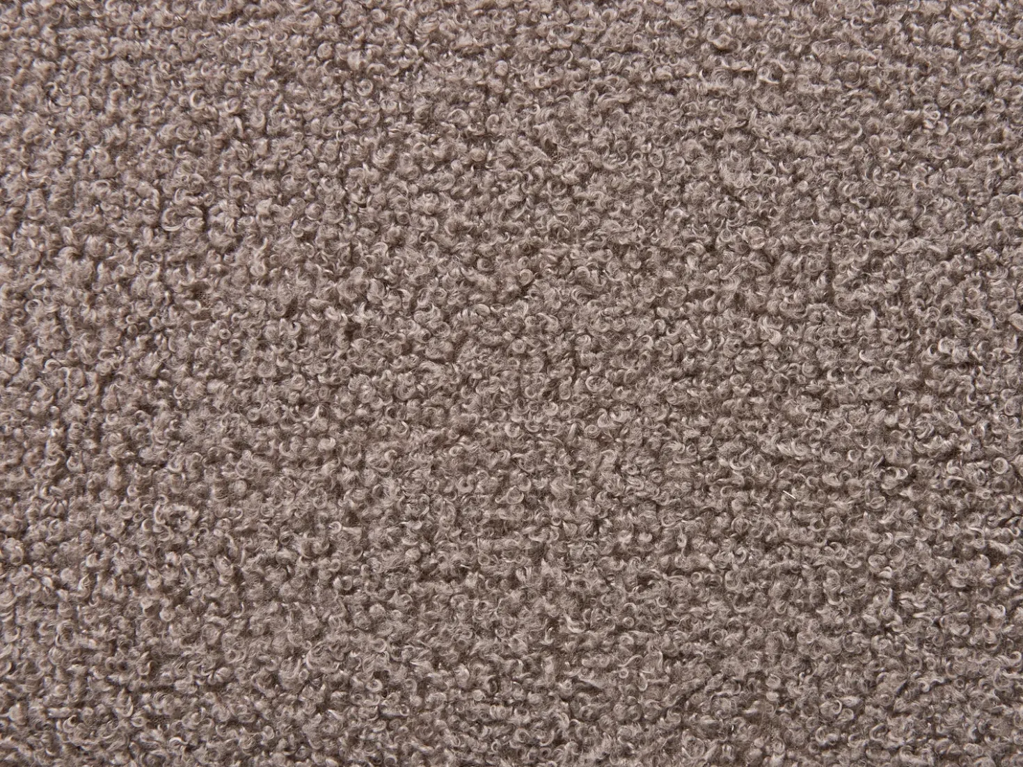 Letto Bouclé MARGUT 180 x 200 cm Tortora