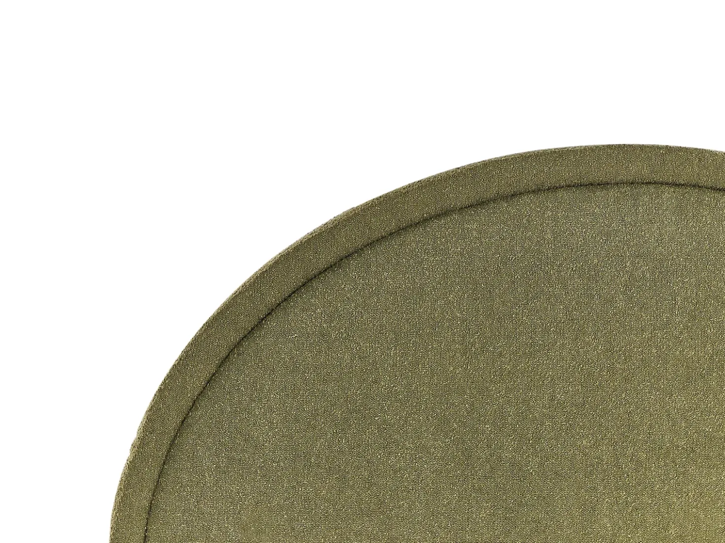 Letto Bouclé MARGUT 180 x 200 cm Verde oliva